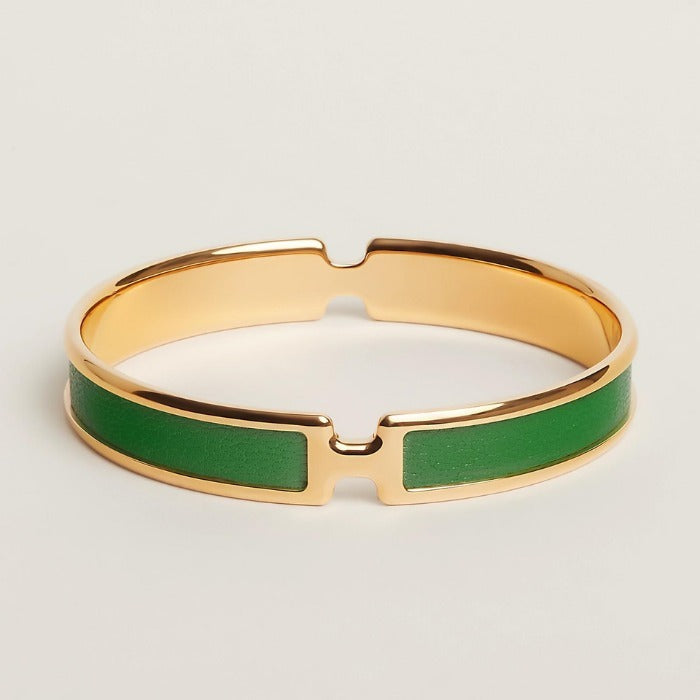 18K Olympe Green Hermes Bracelet