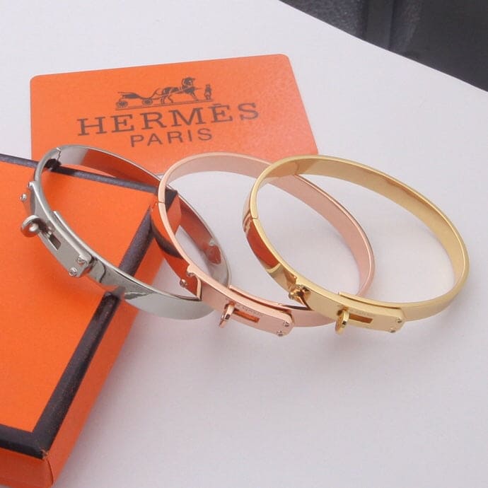 18K Rose Gold Kelly Hermes Bracelet