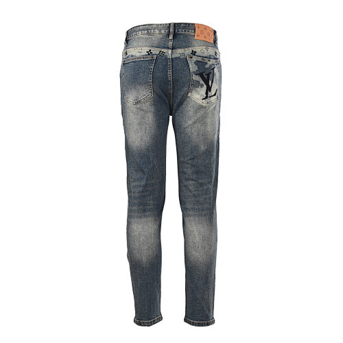 Louis Vuitton Cropped Denim Jeans