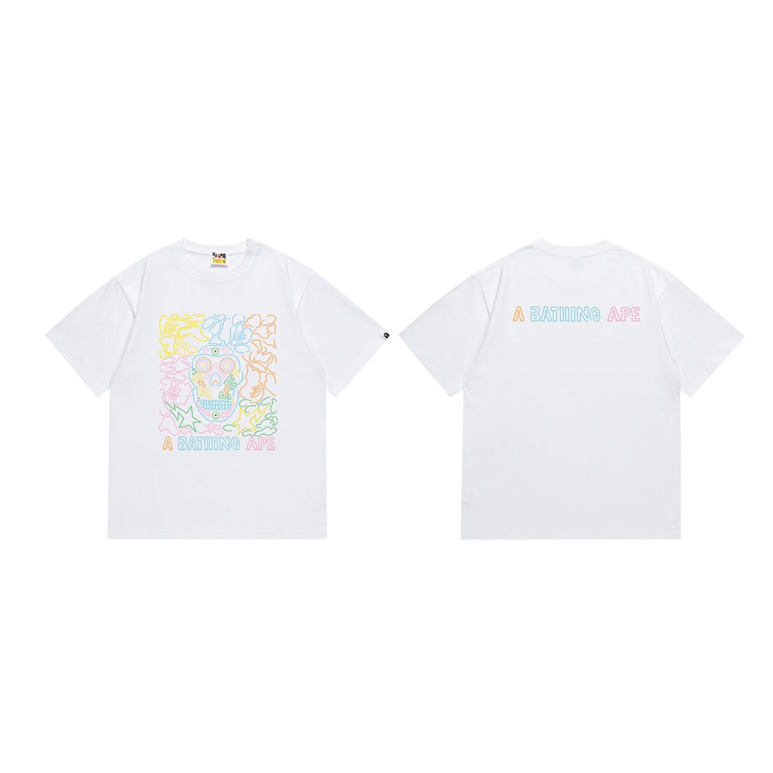 BAPE Skull Graphic Short-Sleeve T-Shirt — front