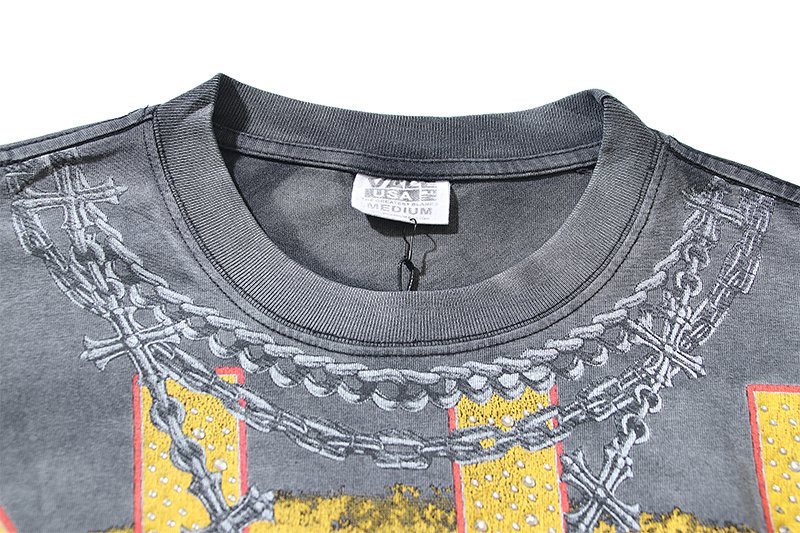 VALE USA Rhinestone Dreams Graphic T-Shirt — detail
