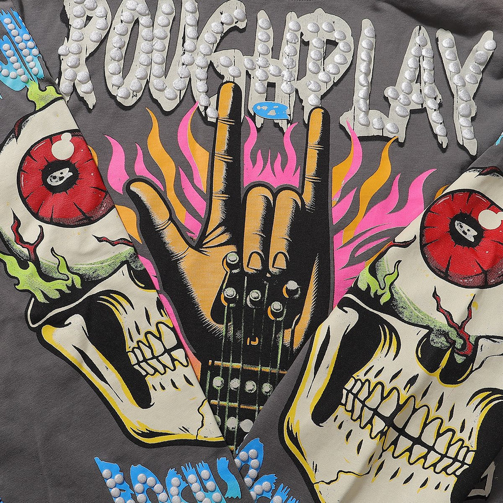 Rough Play Rock Graphic Long-Sleeve T-Shirt — detail