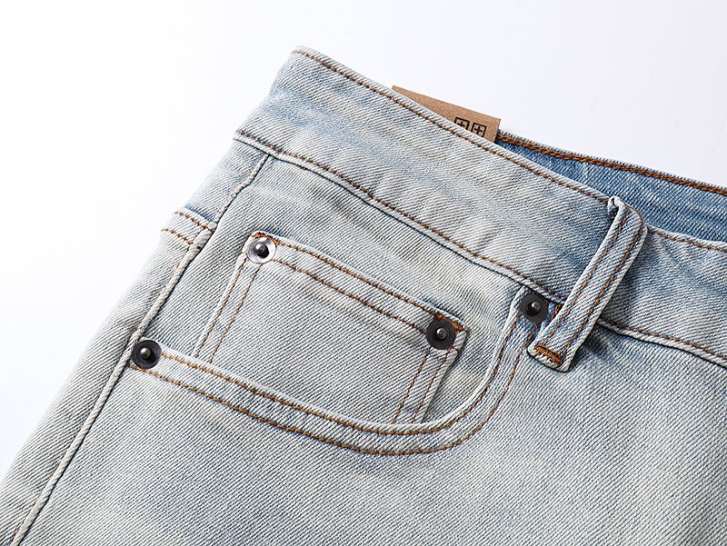 Ksubi Royalty Heroism Light Blue Slim Tapered Jeans — detail