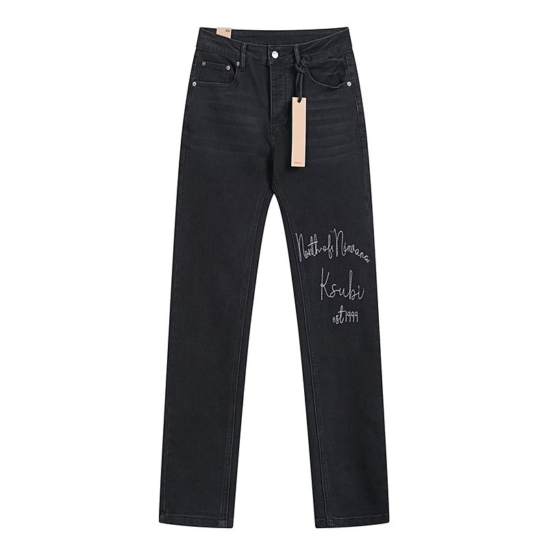 Ksubi Black Graphic Jeans — hero