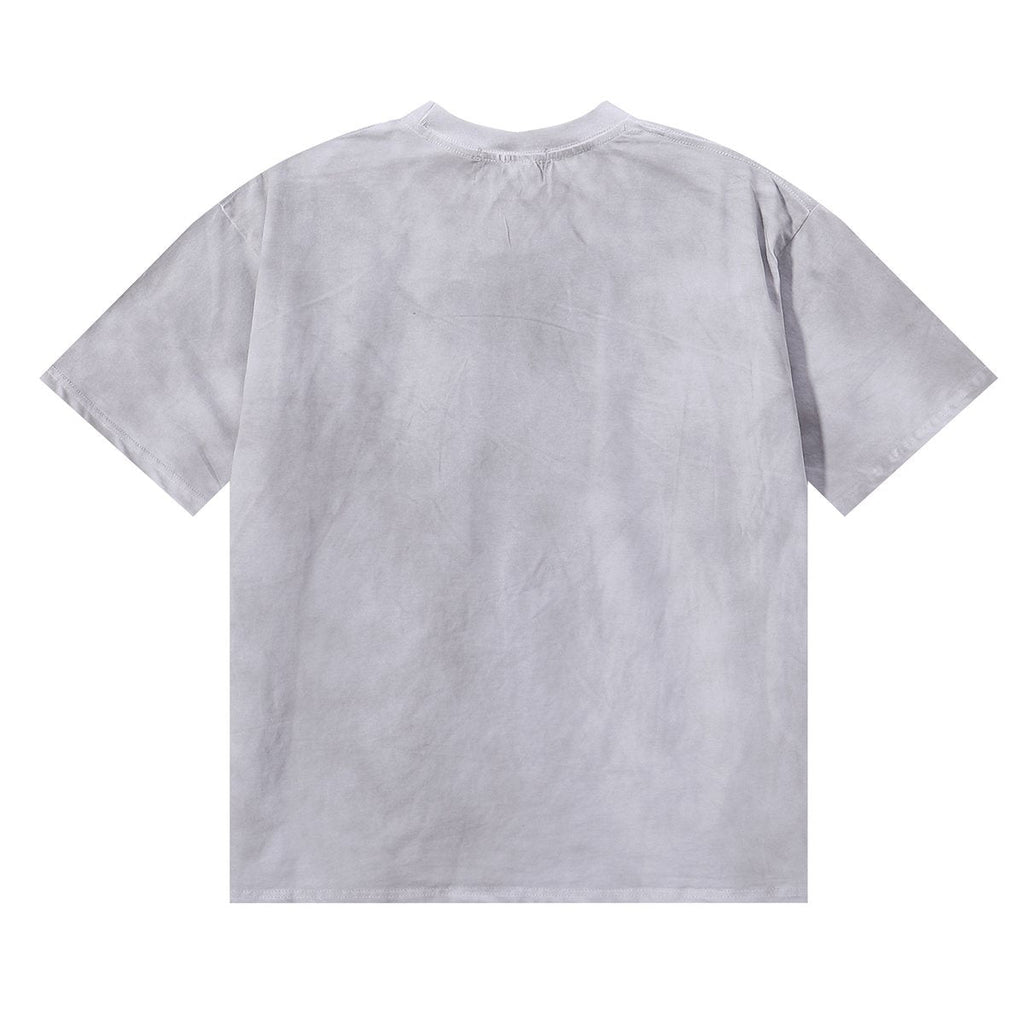 MAJESTIK Eagle Football Rhinestone Graphic T-Shirt — back