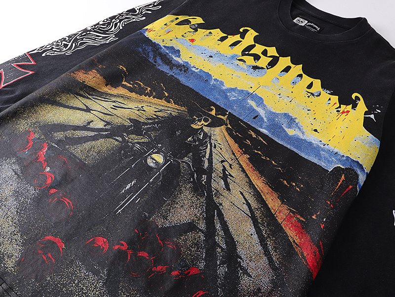 Godspeed Out of Many One Graphic Long-Sleeve T-Shirt — detail