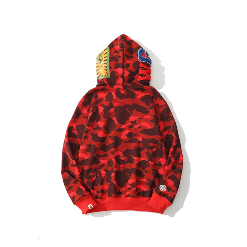 BAPE Shark Camo Full-Zip Hoodie — back