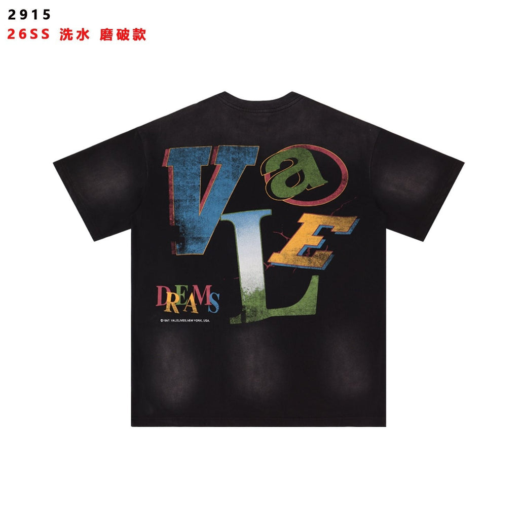 Valley Dreams Graffiti Collage Graphic T-Shirt — back