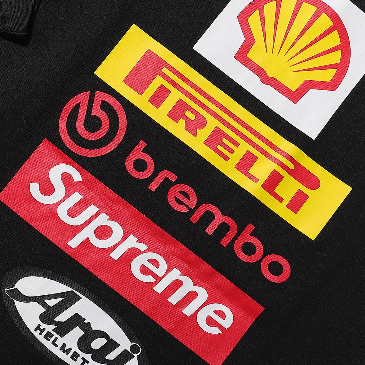 Supreme Ducati Sponsor Graphic Short-Sleeve T-Shirt — detail