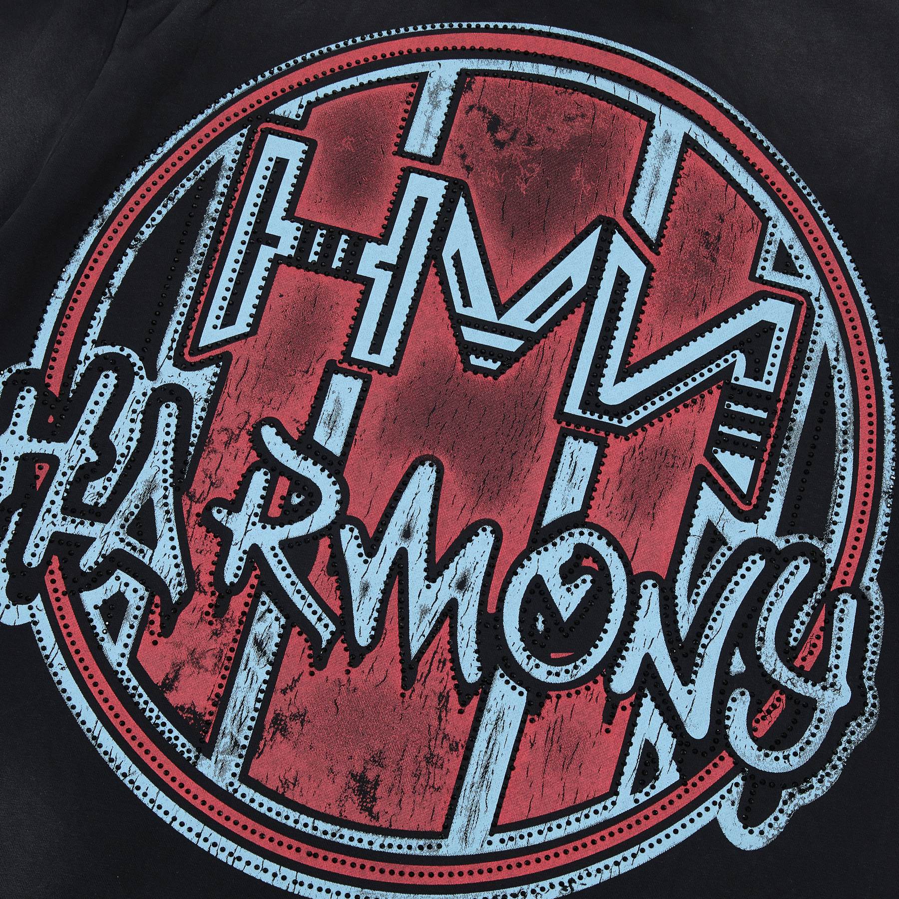 HARMONY Boxing Skeleton Graphic T-Shirt — detail
