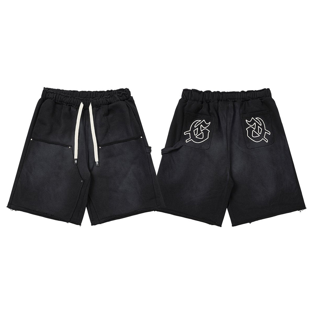 Godspeed Washed Graphic Sweat Shorts — hero
