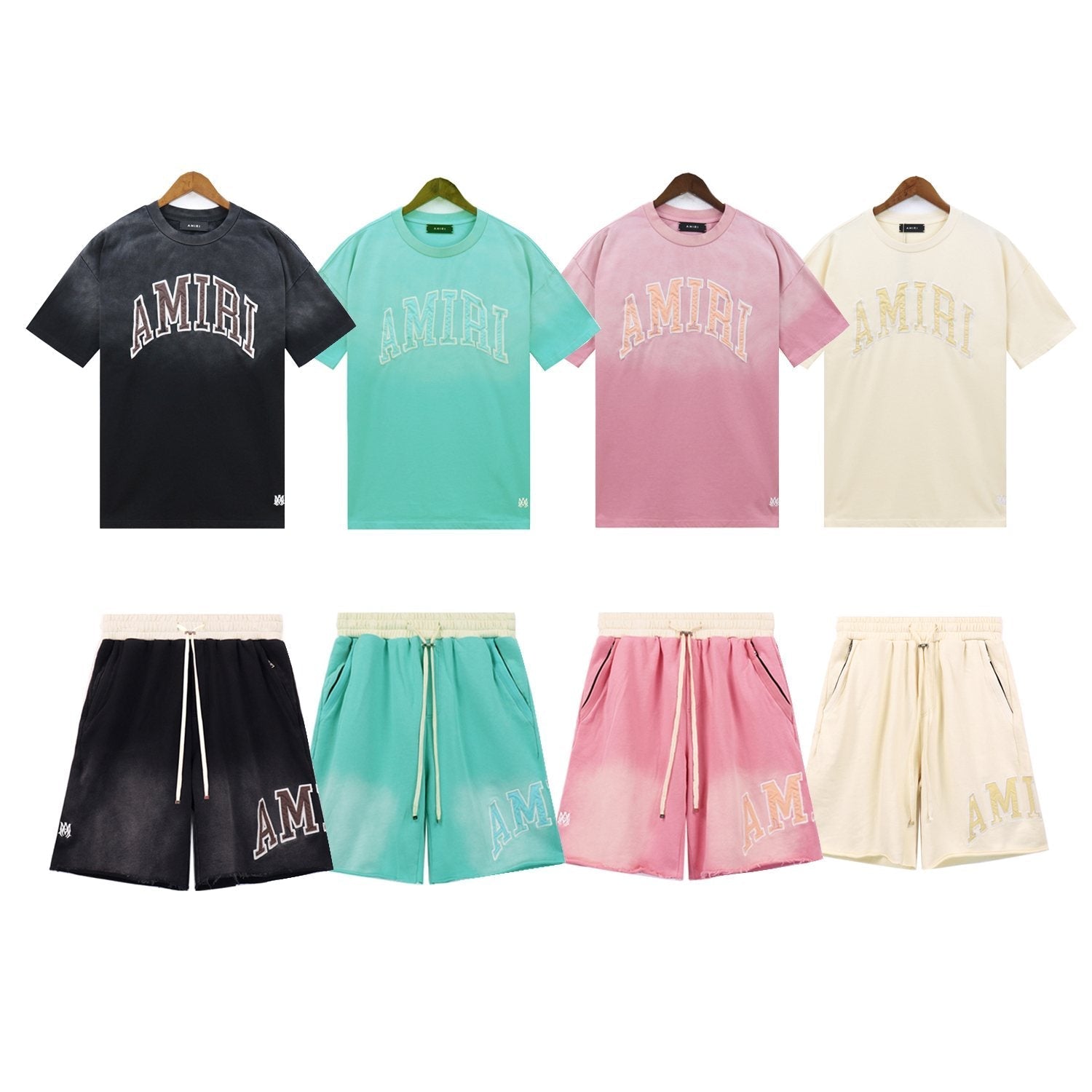 AMIRI Vintage Collegiate Short-Sleeve Set — comparison