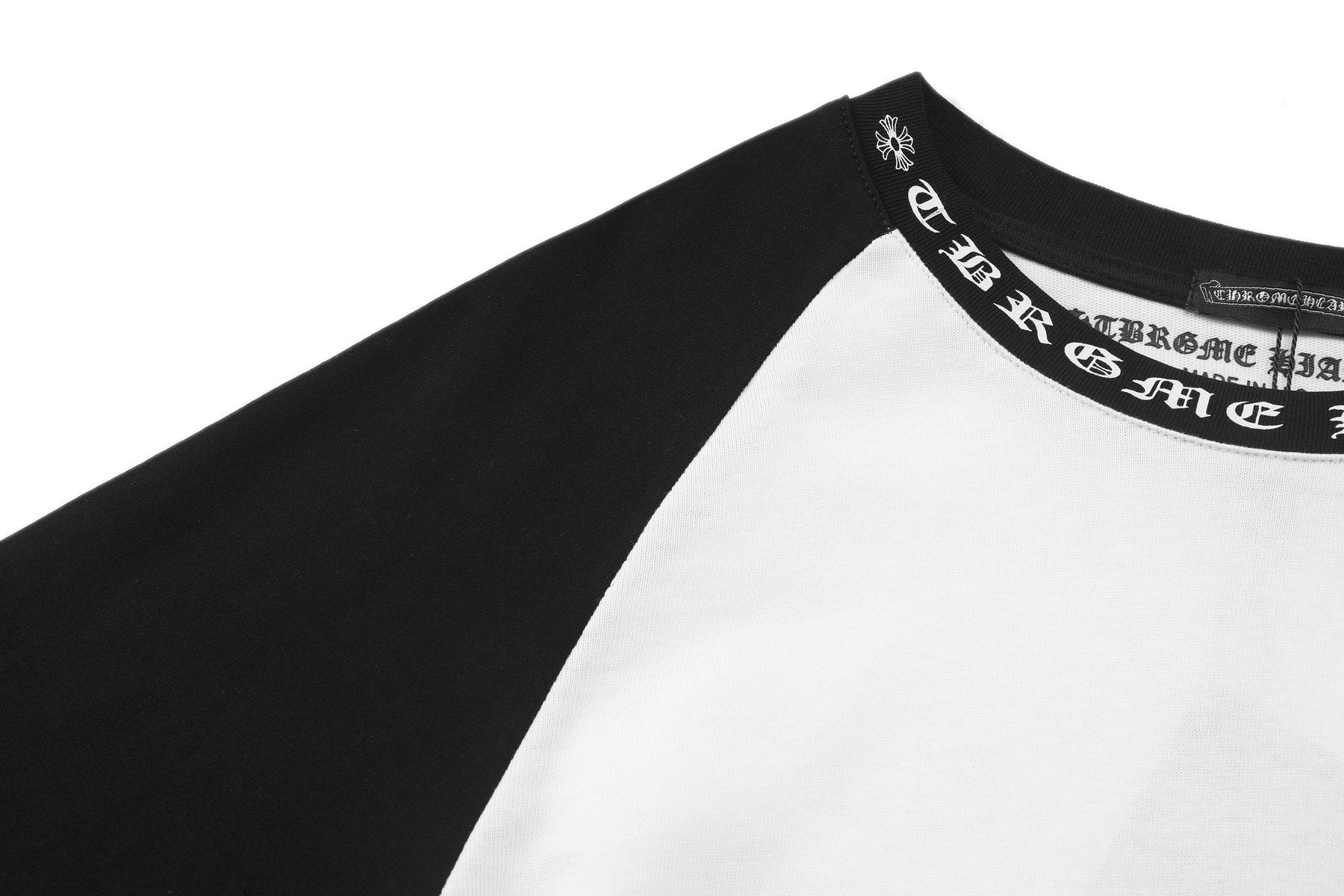 Chrome Hearts Sanskrit Script Raglan Long-Sleeve T-Shirt — detail