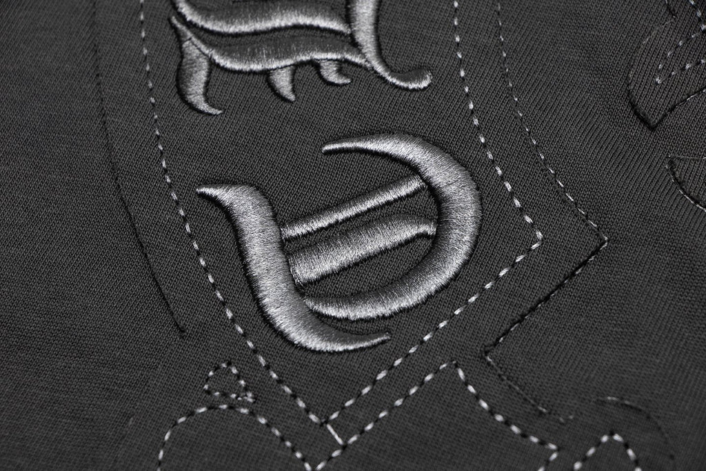 Chrome Hearts Horseshoe Floral Graphic T-Shirt — detail