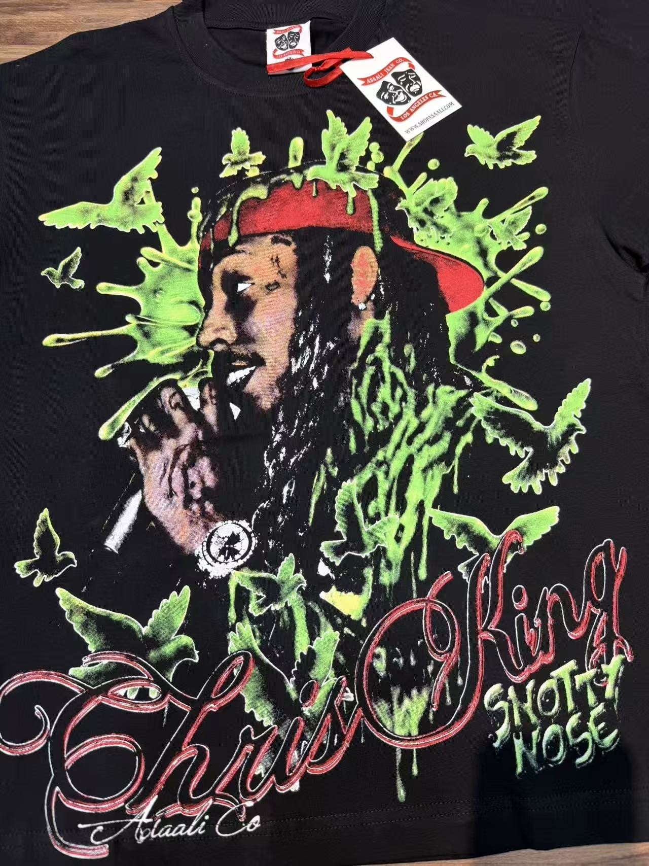 ASAALL Portrait Graphic Short-Sleeve T-Shirt — detail