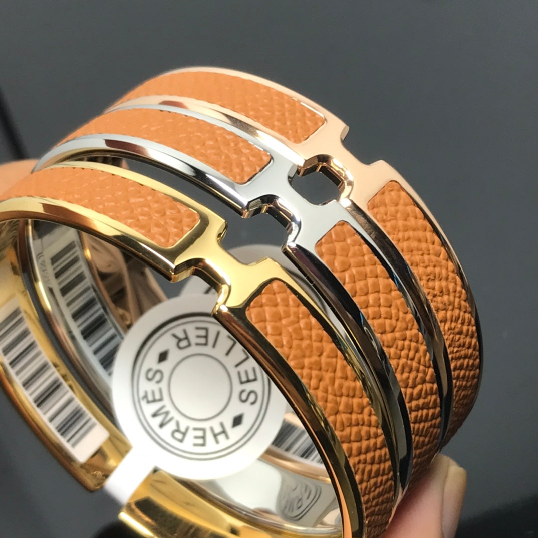 18K Olympe Orange Hermes Bracelet