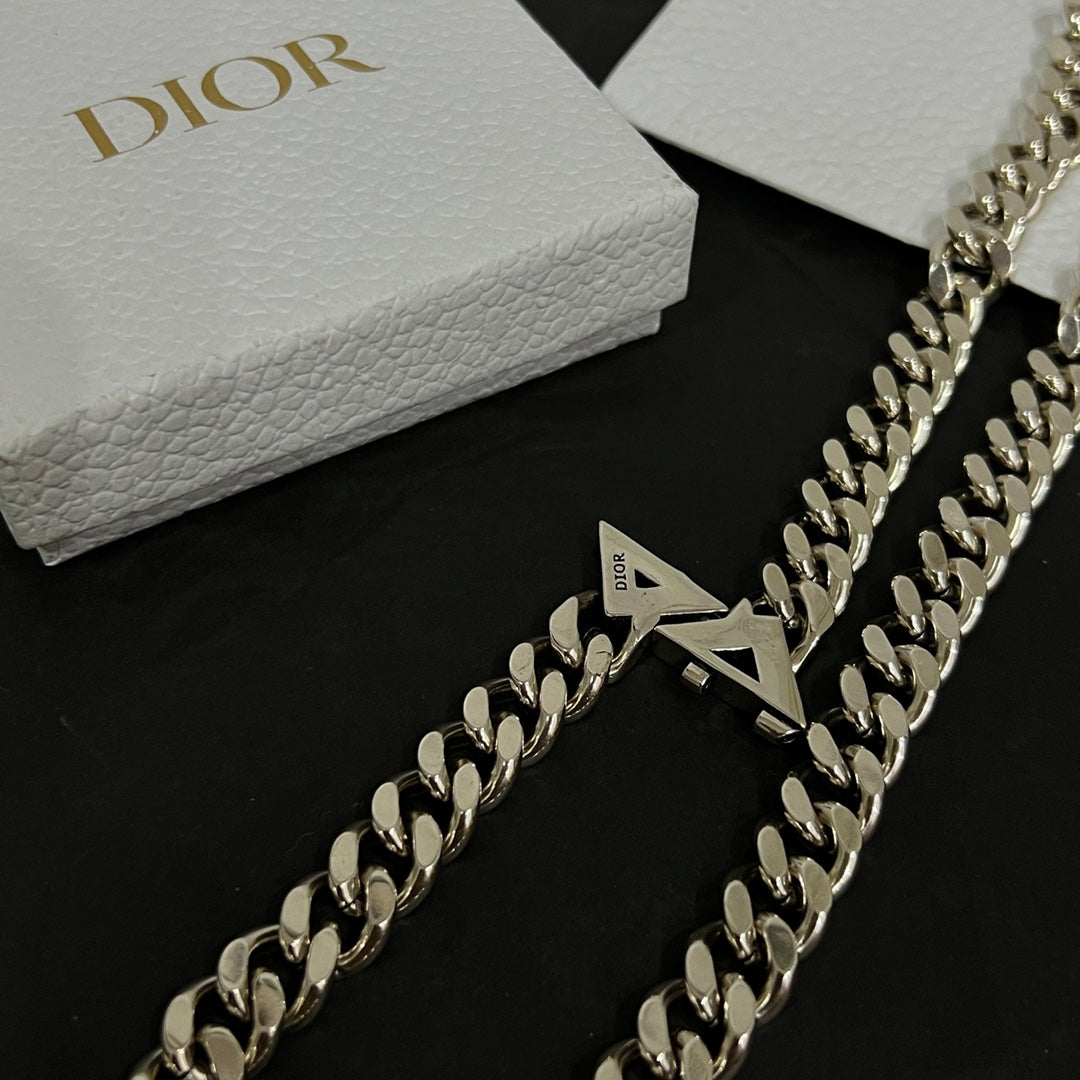 18K Dior Diamond Chain Necklace
