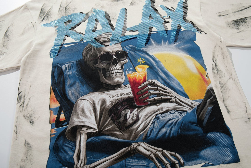 BKYS Revival Relax Your Mind Graphic T-Shirt — detail