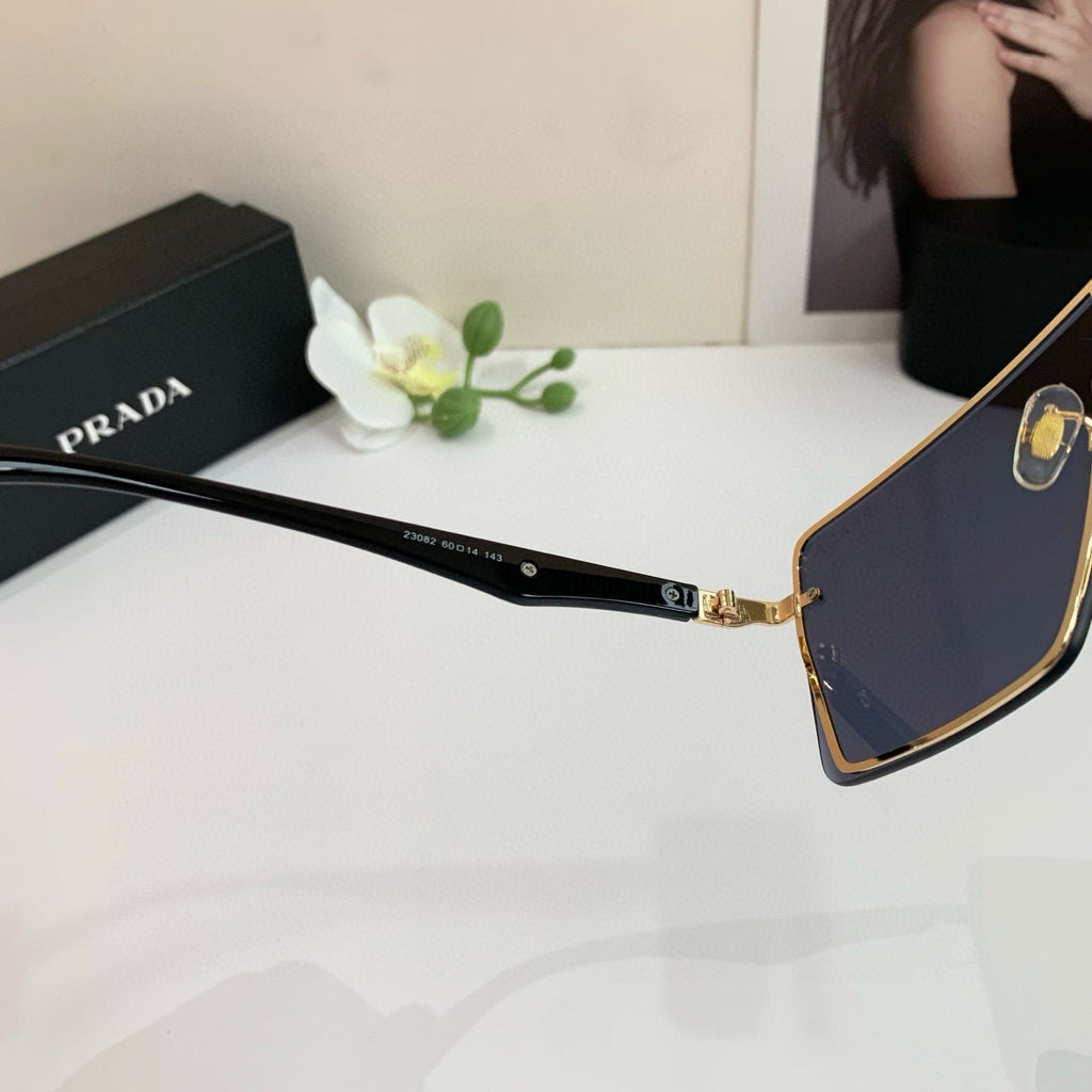 Shield-Style Luxury Sunglasses