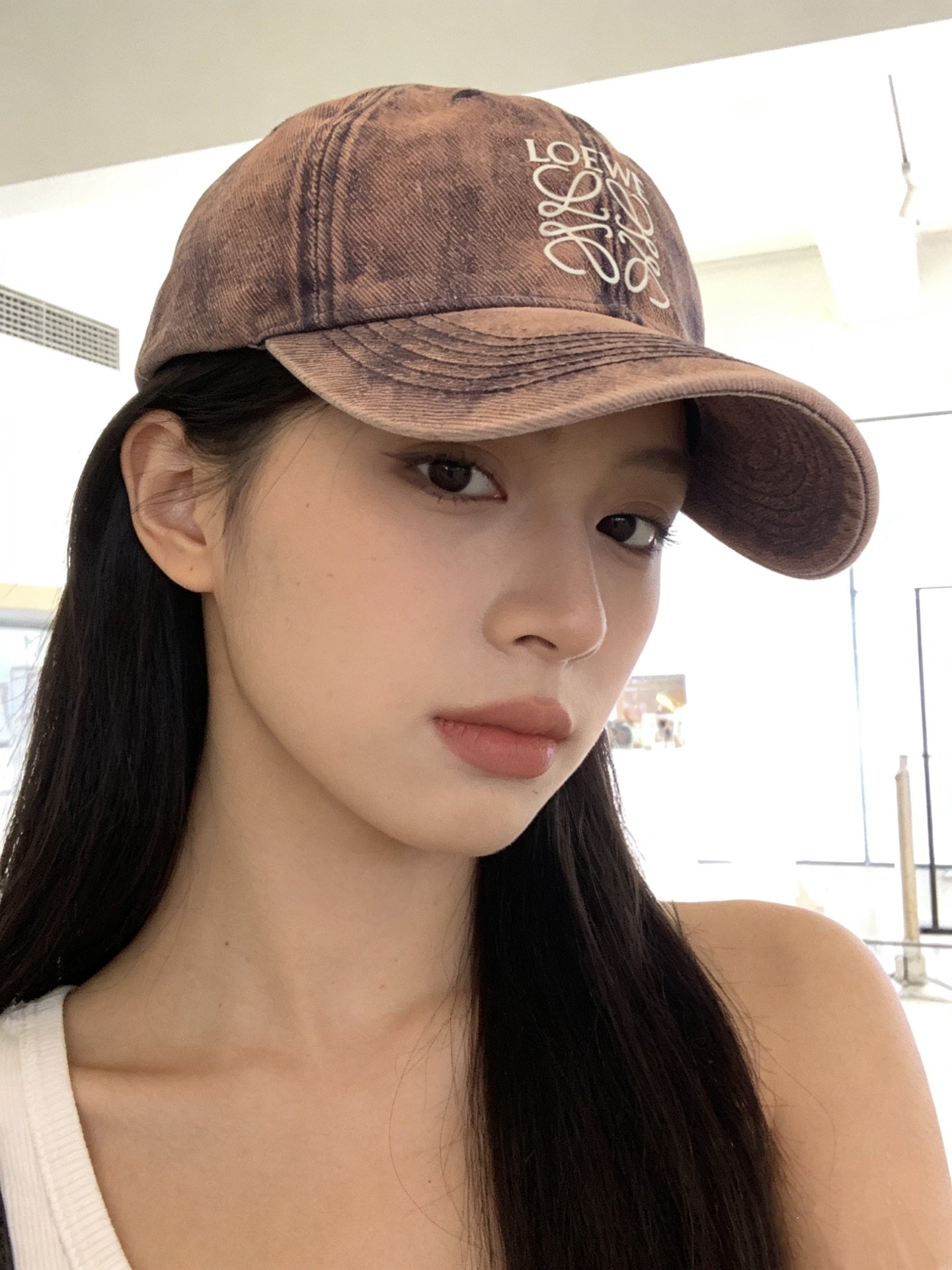 Loewe Washed Denim Baseball Cap